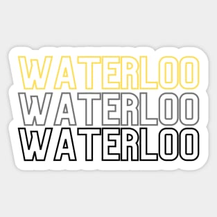 Waterloo Sticker